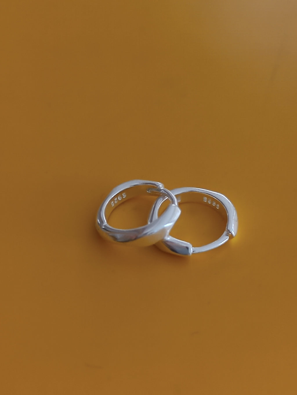 925 ayar Gümüş halka küpe