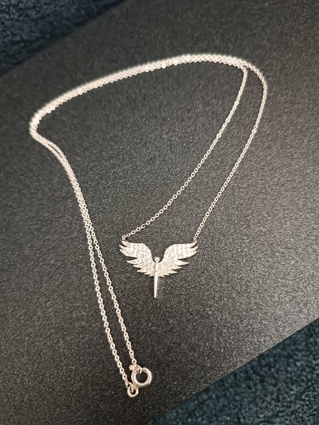 S925 GÜMÜŞ Melek Kanat Kolye