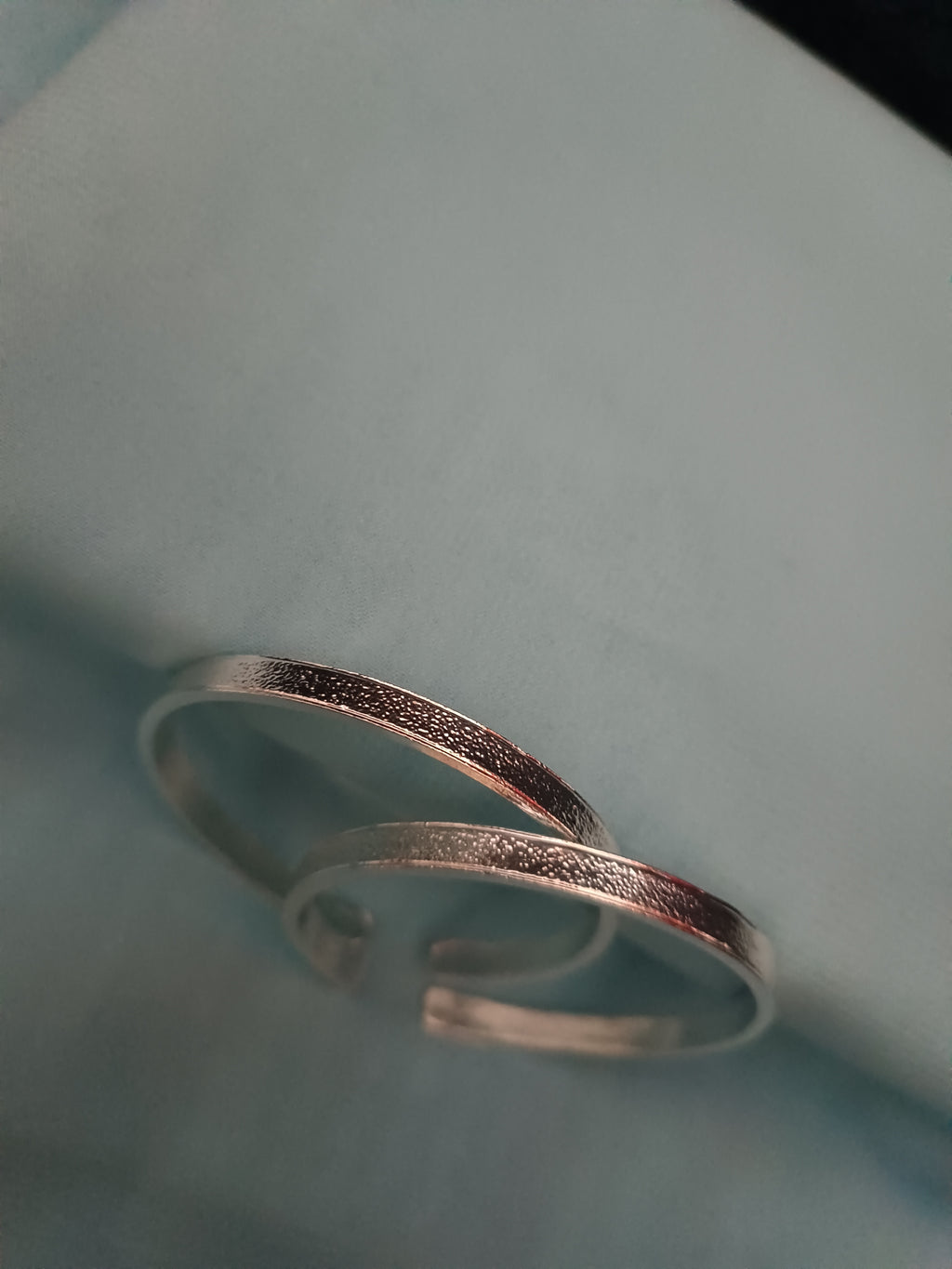 925 ayar gümüş 2li trend açık bileklik