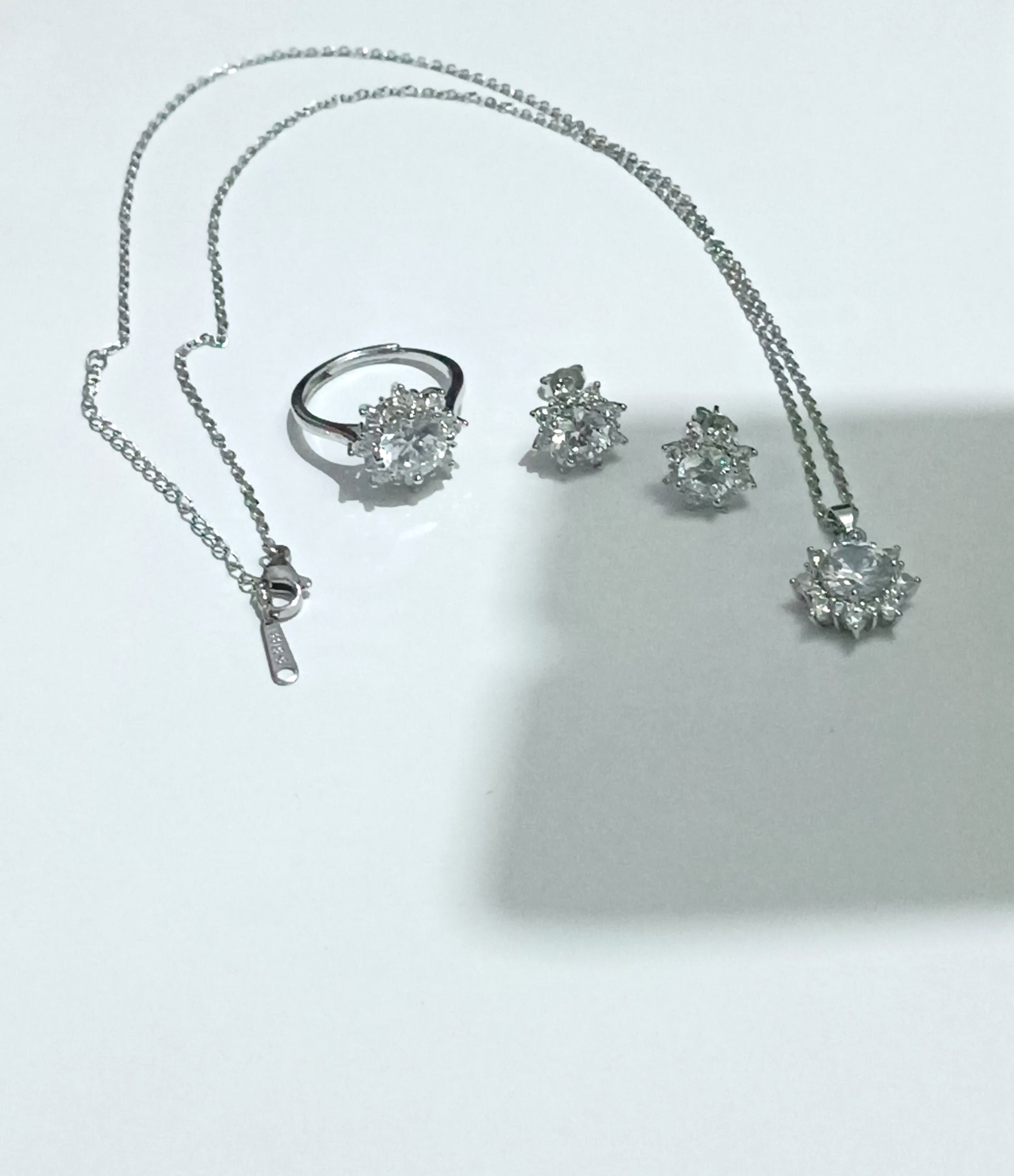 S316 ÇELİK ZİRKON TAŞLI SET